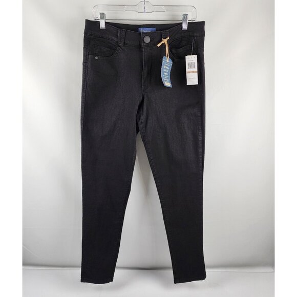 Democracy Denim - Democracy Jeans Womens 12 Black AB Solution Vintage Skinny Denim 32x29 NWT